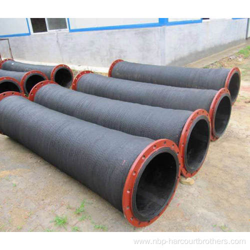 Reinforced dredge suction and discharge flexible rubber hose